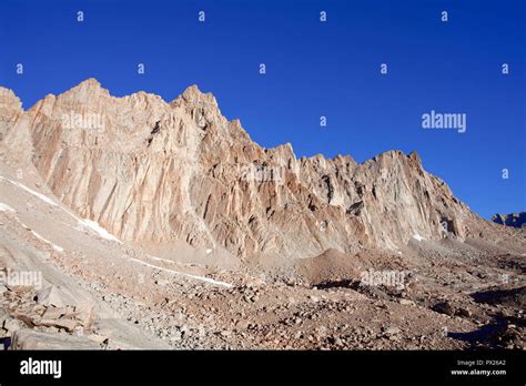 Mount Whitney Eastern Sierra Nevada Mountains California Usa Stock