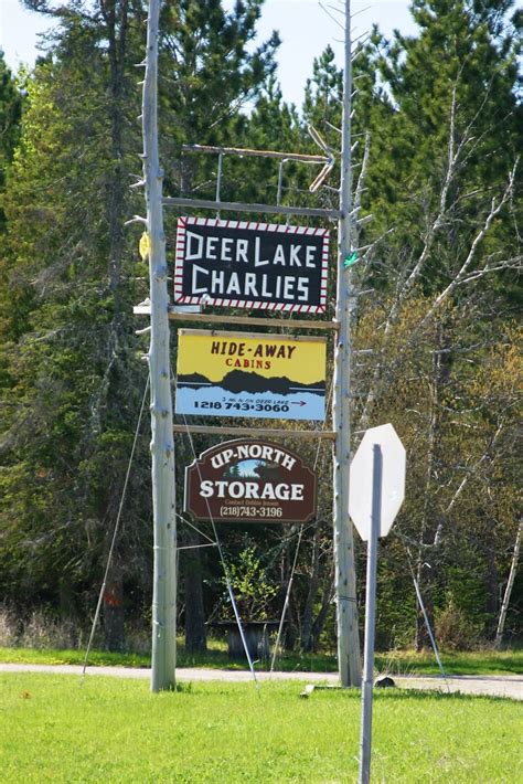 Deer Lake Charlies I Like The Hide Away Cabins And Up Nort Flickr