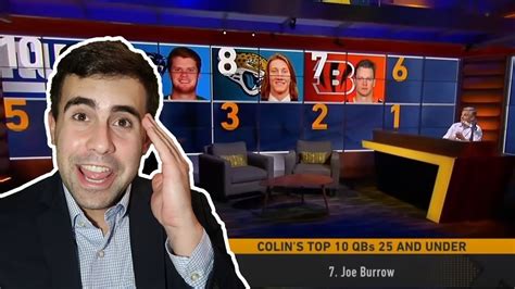 Reacting To Colin Cowherds Top 10 Quarterbacks 25 And Under Youtube