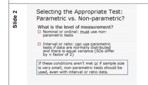 6 Non Parametric Statistics And Informatics Flashcards Quizlet