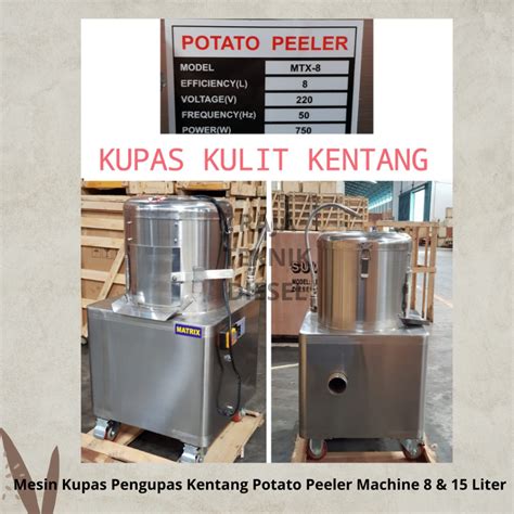 Jual Matrix Mesin Kupas Pengupas Kentang Potato Peeler Machine 8 15