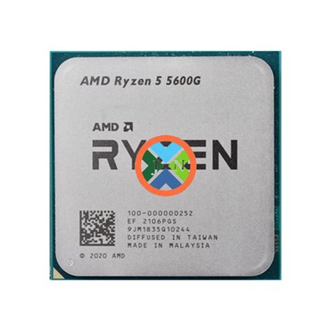 AMD Ryzen 5 5600G R5 5600G 3 9ghz Processador De CPU De Seis Cores Doze