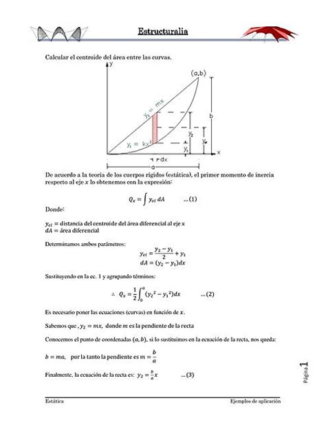 Centroide Por Integraci N Est Tica Centroide Coordenadas