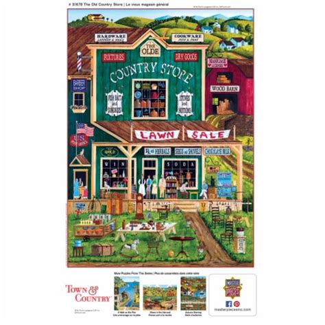 MasterPieces Town Country The Old Country Store Large 300 Piece EZ