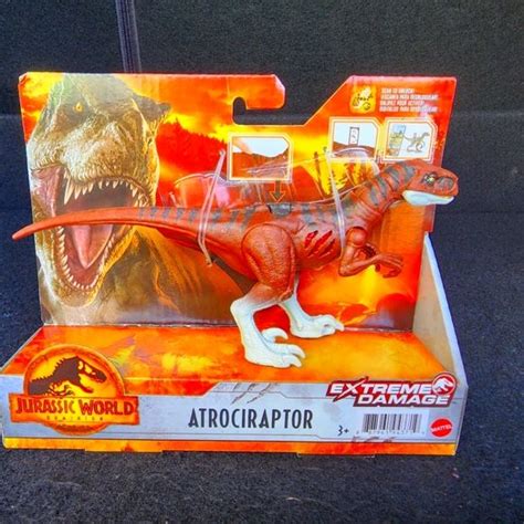 Jurassic World Dominion Extreme Damage Atrociraptor Dinosaur Action Figure Jurassic World