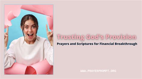 Financial Prayers Prayer Prompt