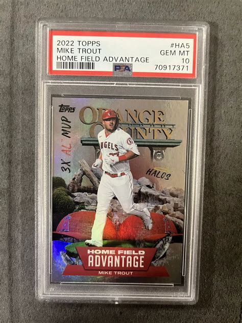 Mike Trout Topps Ha Home Field Advantage Ssp Price Guide