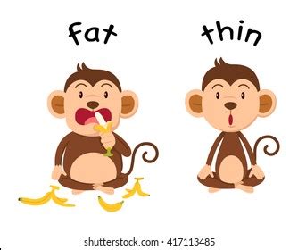 6,256 Fat Thin Cartoon Images, Stock Photos & Vectors | Shutterstock