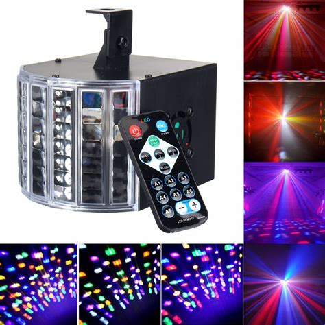 Sound Actived 30W DMX512 RGBW Led Stage Strobe Light DJ KTV Projector