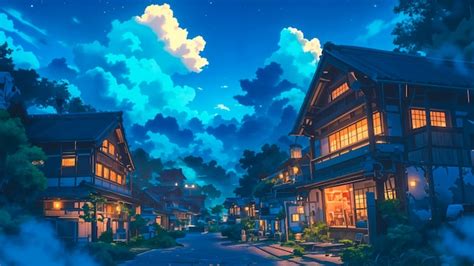 Anime Village Tranquility Images - Free Download on Freepik