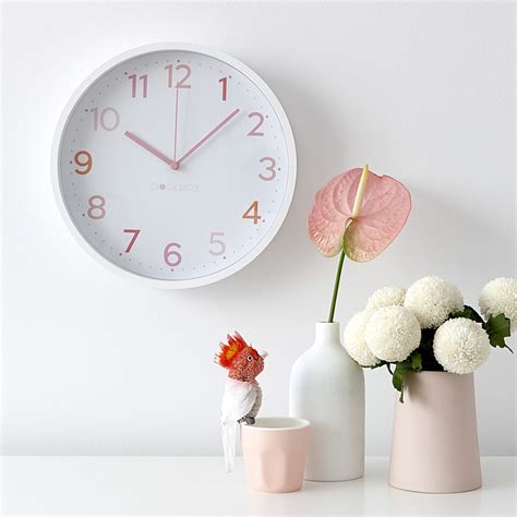 Multi Pink Wall Clock This Gorgeous Clock Is So Pretty In Pink With All Numbers It’s Easy To