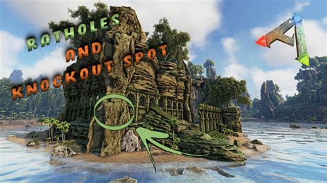 Hidden Rat Holes Knockout Spot On The Center Ark Survival Evlolved