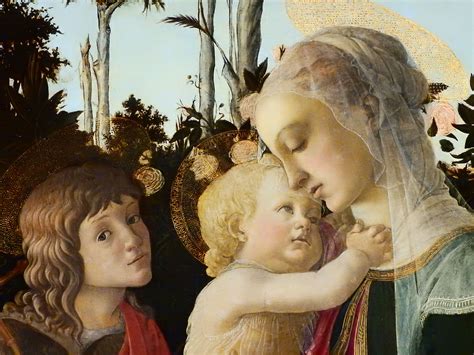 Botticelli La Vierge Et L Enfant Avec Le Jeune Saint Jean