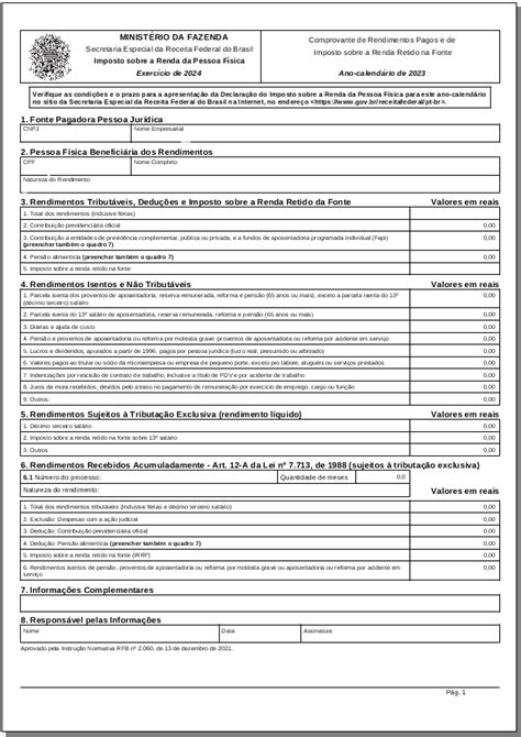 Entenda A Import Ncia Do Informe De Rendimentos