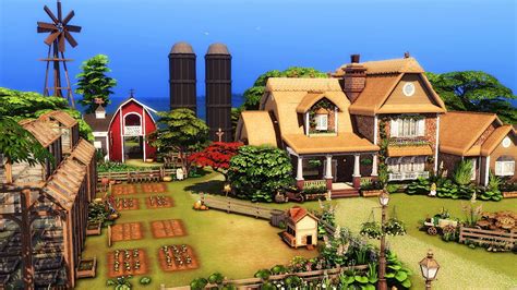 MEGA FAZENDA SEM CP The Sims 4 Vida Campestre Speed Build YouTube