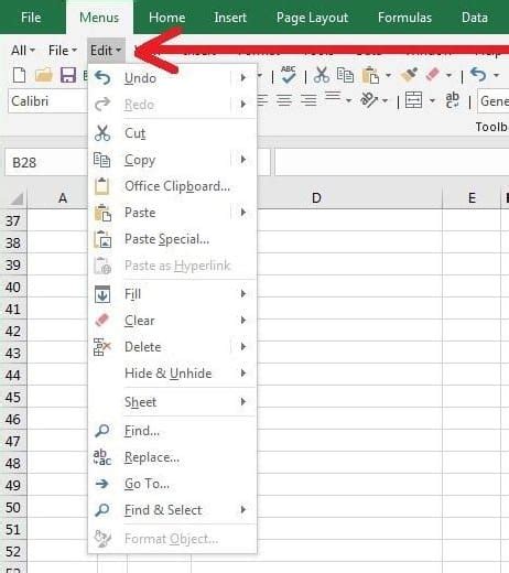 Fungsi Menu Dan Ikon Pada Microsoft Excel