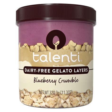 Talenti Dairy Free Gelato Layers Blueberry Crumble Smartlabel™