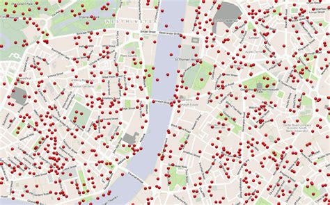 New Bomb Site Map Shows The Locations Of Bombs Dropped On London During The Blitz