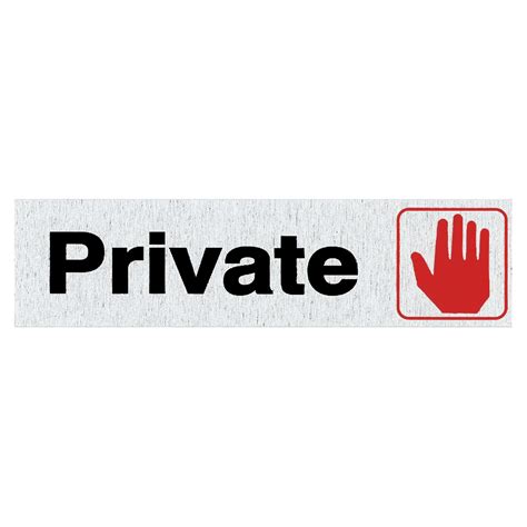 Private Sign Descriptive Sign Saying Private Office Sign Private