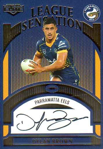 2023 NRL Elite League Sensation Team Signature LST11 Dylan Brown Eels ...