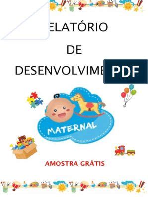 Relatorios Turma Maternal 2 PDF Coordenação motora Temp