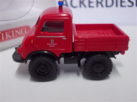 Wiking HO 1 87 036804 Unimog U 401 FW Berlin Neuwertig In Ovp AA296