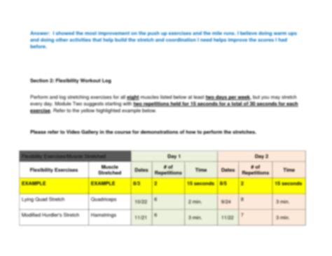 Solution Module Three Wellness Fitness Plan Studypool