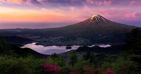 Monte Fuji Japon Wallpaper K Dsullana