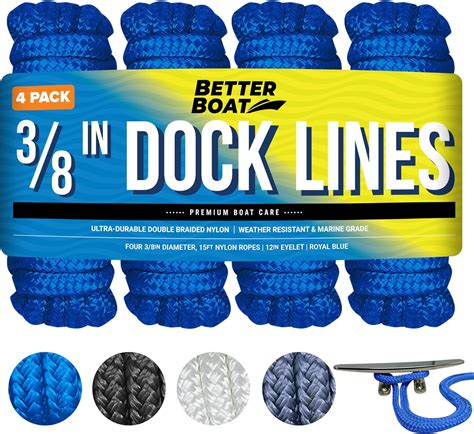 Amazon Dock Lines Boat Ropes For Docking Line Braided Mooring