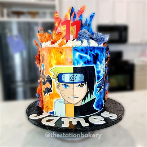 Naruto Cake Naruto Birthday Anime Cake Pretty Birthday Cakes