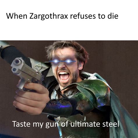 He S Gonna Pop A Cap In Your Ass With His Firearm Of Glorious Steel R Gloryhammer