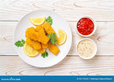 Fried Fish Finger Stick Or French Fries Fish Stock Image Image Of