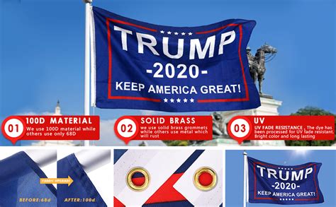 Donald Trump For President 2020 Keep America Great Flag