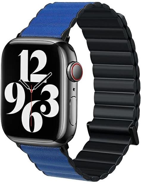 Beline Pasek Apple Watch Magnetic Pro Mm Czarno Niebieski Black