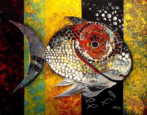 Famous Abstract Art Art Of Jason Scarpace Fish Paintings