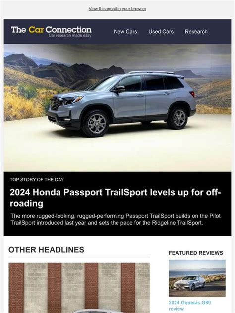 The Car Connection 2024 Honda Passport Trailsport Levels Up For Off Roading Milled