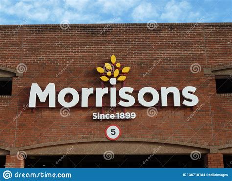 Logotipo Do Sinal Do Supermercado De Morrisons Imagem De Stock