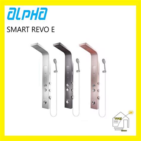 Alpha Smart Revo E Rain Shower Instant Water Heater Non Pump Lazada