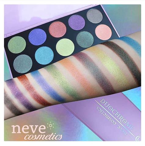 Neve Cosmetics Duochrome Palette Swatches Confronti Off