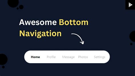 Responsive Bottom Navigation Bar Using Next Js Tailwindcss Youtube
