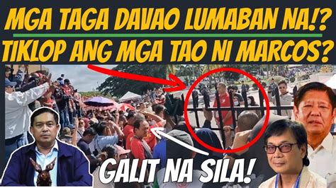 Grabe Galit Na Ang Mga Taga Davao Lumaban Sa Mga Tao Ni Marcos At