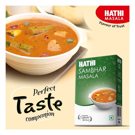 Hathi Sambhar Masala Powder Packaging Type Box Packaging Size Gm