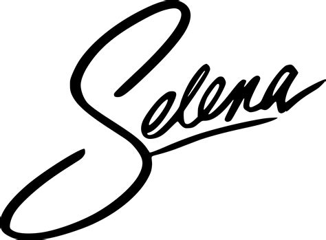 Selena Name Svg Selena Quintanilla Signature Svg Selena Quintanilla