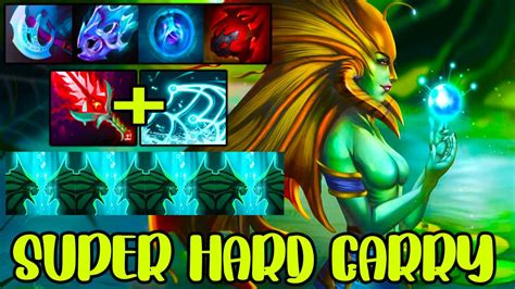 Super Hard Carry Naga Siren Master Illusion Dota Gameplay Youtube