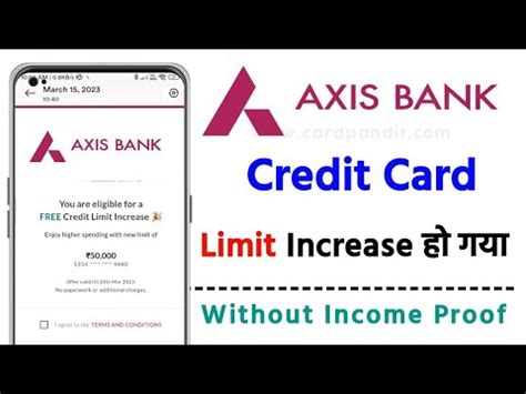 How To Increase Axis Bank Credit Card Limit Online Axis Credit