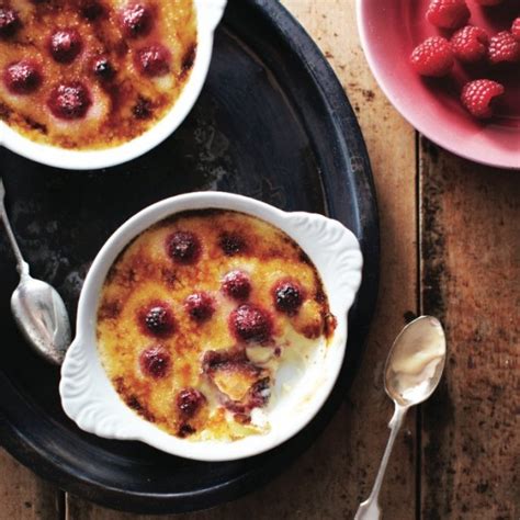 Raspberry And Basil Creme Brulee Recipe Chatelaine