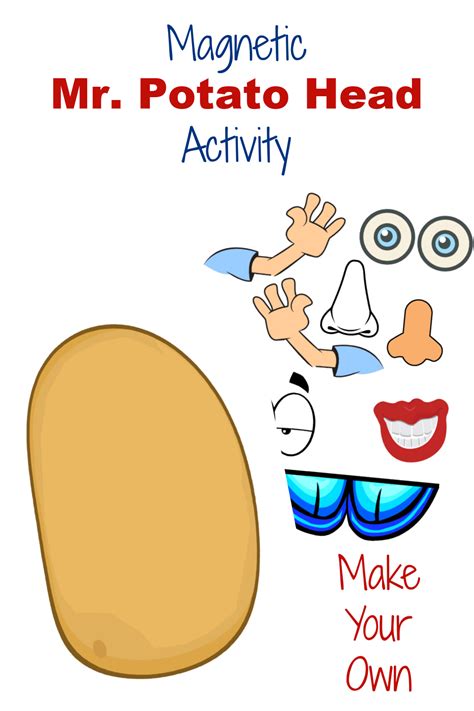 Magnetic Mr Potato Head (printable) - The Activity Mom