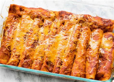 Red Chili Chicken Enchiladas Recipe