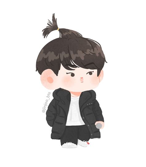 JinJoo ᴗ on Twitter Chibi Bts chibi Bts drawings