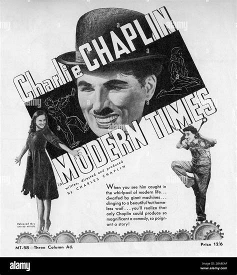 Paulette Goddard As The Gamin And Charlie Chaplin As The Tramp In